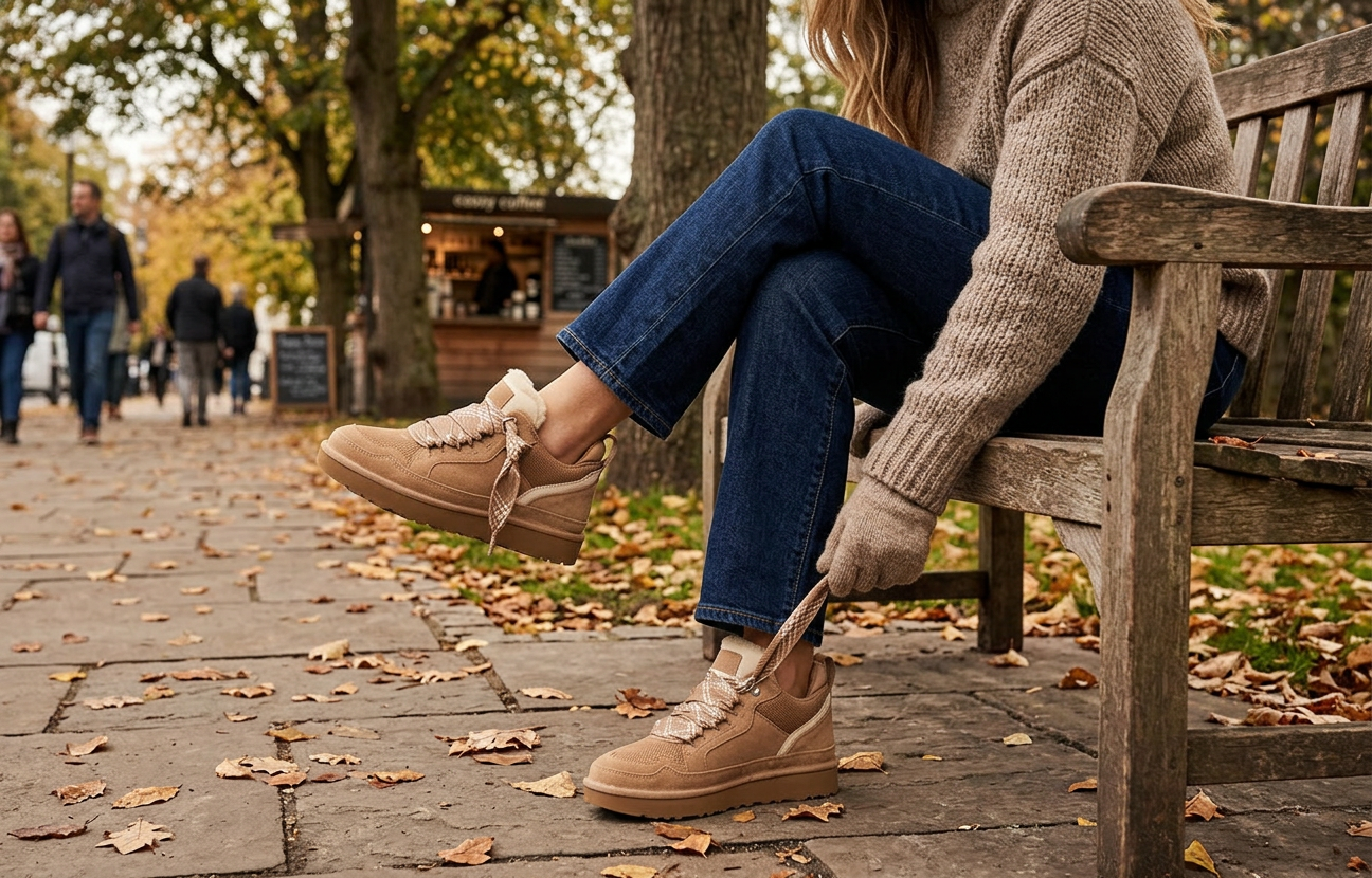 Damen Vinter Wildleder Stiefel Für Warme Schritte Kälte