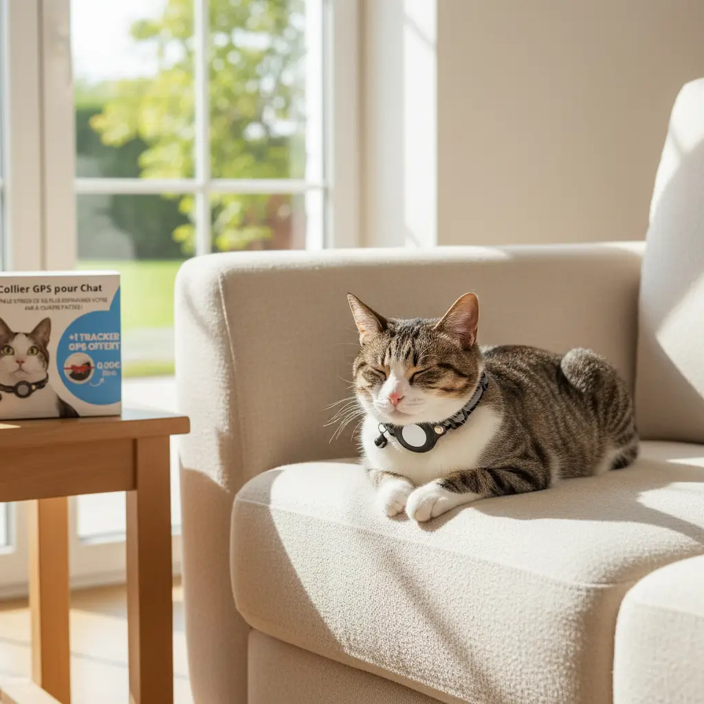 Gps-Halsband Für Katzen Mit Live-Tracking Und Sicherheit