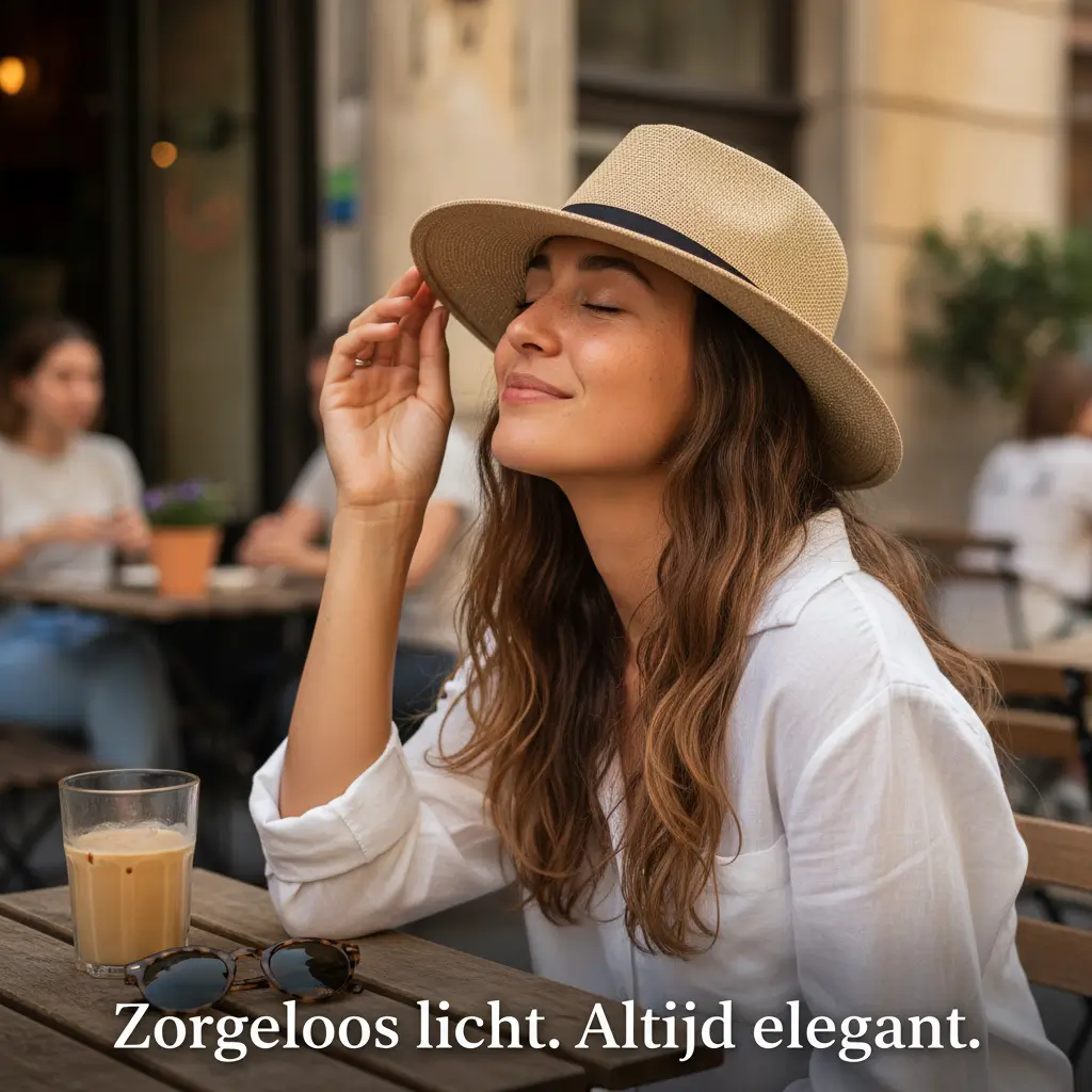 Eleganter klassischer Panamahut