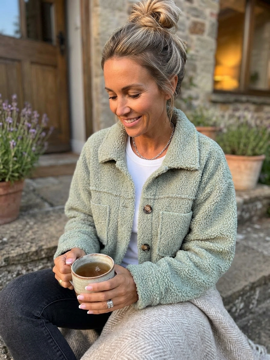 Lena | Kuschelige Jacke mit Innenfutter Damen