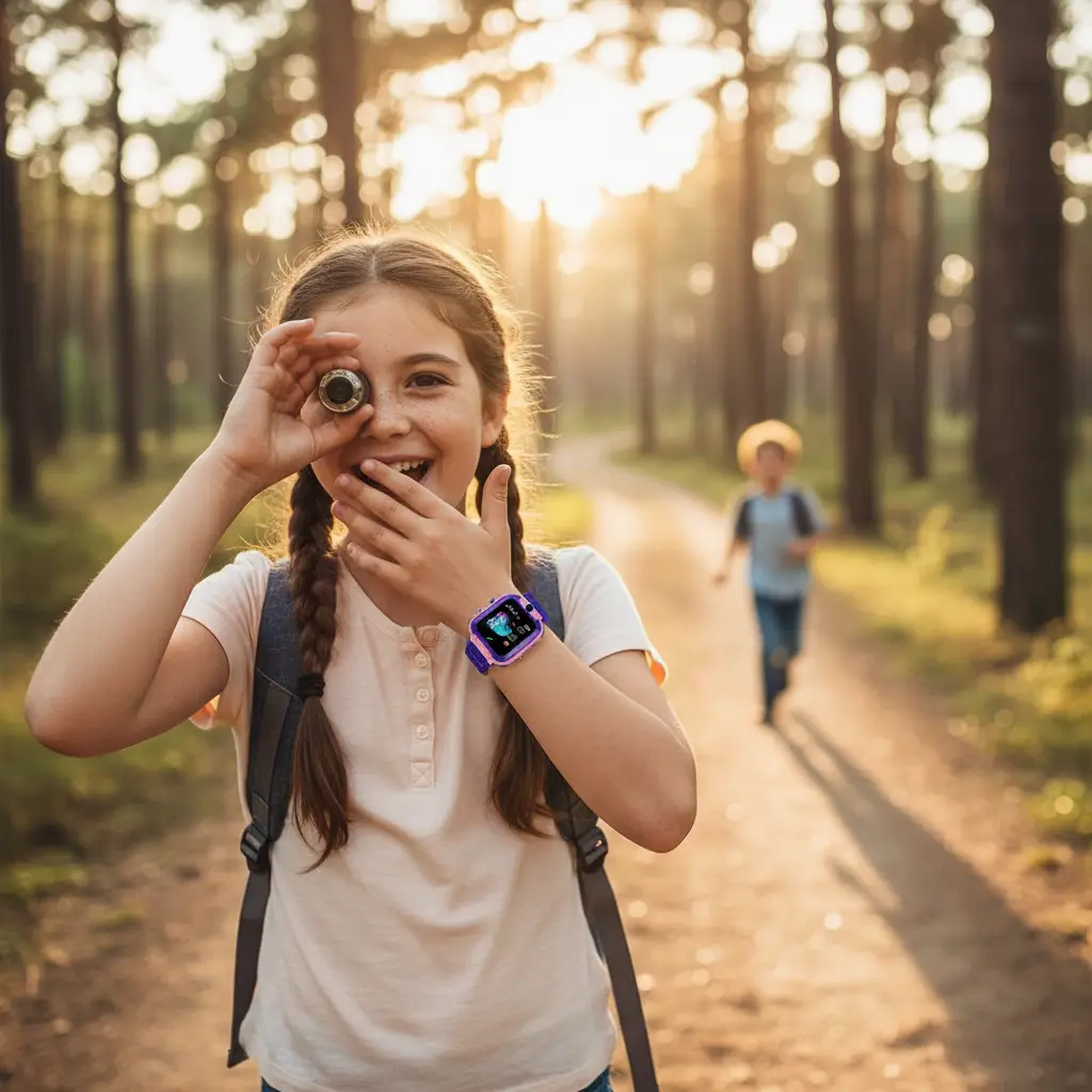 Kinder-Smartwatch mit GPS, Kamera, Telefonanrufe und SOS-Taste