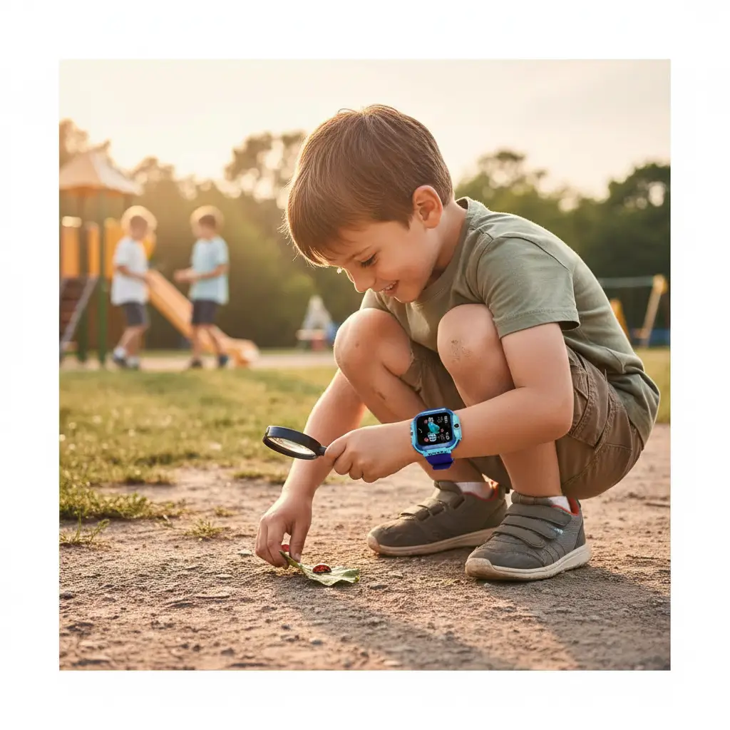 Kinder-Smartwatch mit GPS, Kamera, Telefonanrufe und SOS-Taste