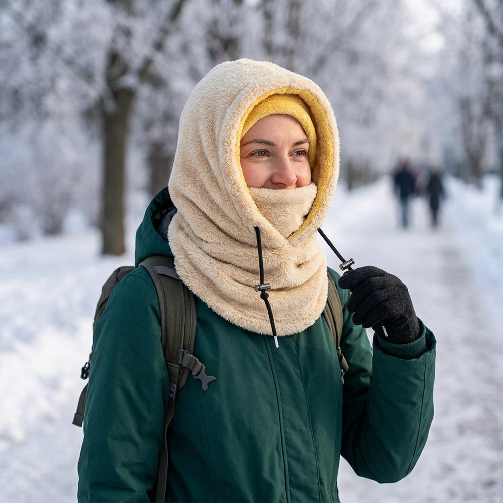 3-in-1-Wintermütze - Warm, winddicht und multifunktional